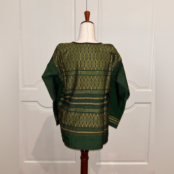 Hand loom vintage blazer made in Oaxaca mex. - Picture 6 of 6